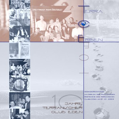 Cover "10 Jahre TCE" Jubil&auml;ums CD-ROM des TCE - copyright Gabi Scharf