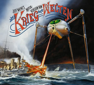 Cover Jeff Wayne "War of the Worlds" (engl. Originalversion)