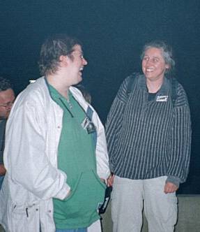 Christian Splie&szlig; (lks.) im Gespr&auml;ch mit Claudia Kern