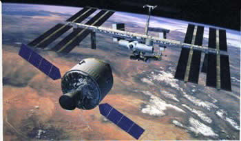 CSV im Anflug auf ISS - Animation - (c) NASA CSV im Anflug auf ISS - Animation - (c) NASA